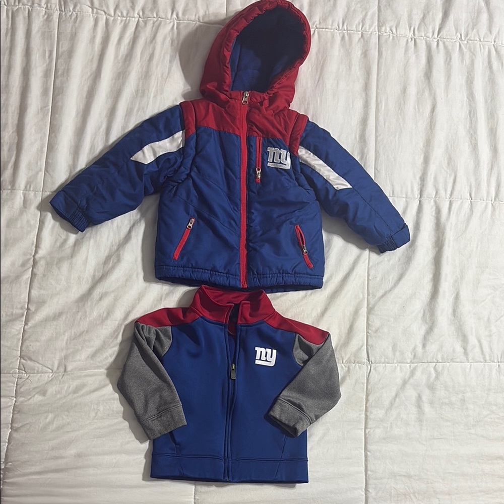 Kids New York Giants jackets!